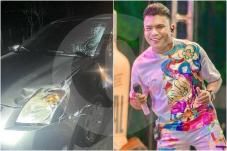 Cantante de vallenato sufrió fuerte accidente La Guajira; se estrelló con un grupo de vacas