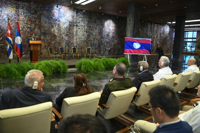 Cuba celebró aniversario 70 del Partido Popular Revolucionario Lao