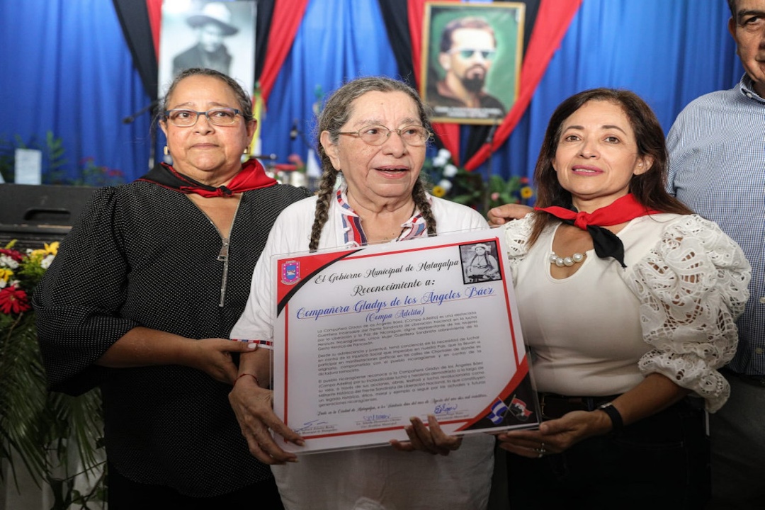 Muere Gladys Báez, histórica defensora del FSLN