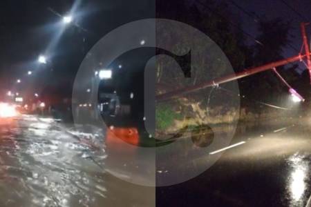 Caos en Bogotá: Autopista Norte amaneció inundada tras fuertes lluvias; colegios están optando por clases virtuales