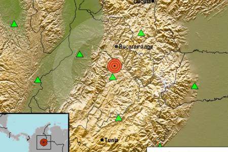 Fuerte temblor de 4.8 sacudió el nororiente del país durante la madrugada de este sábado