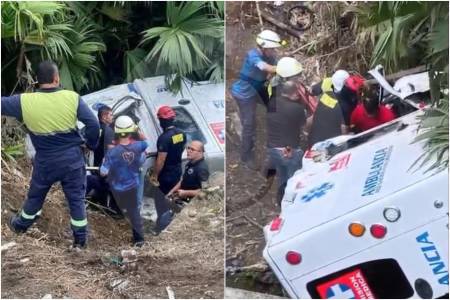 Una niña muerta y cuatro adultos heridos dejó grave accidente en la vía Medellín-Urabá