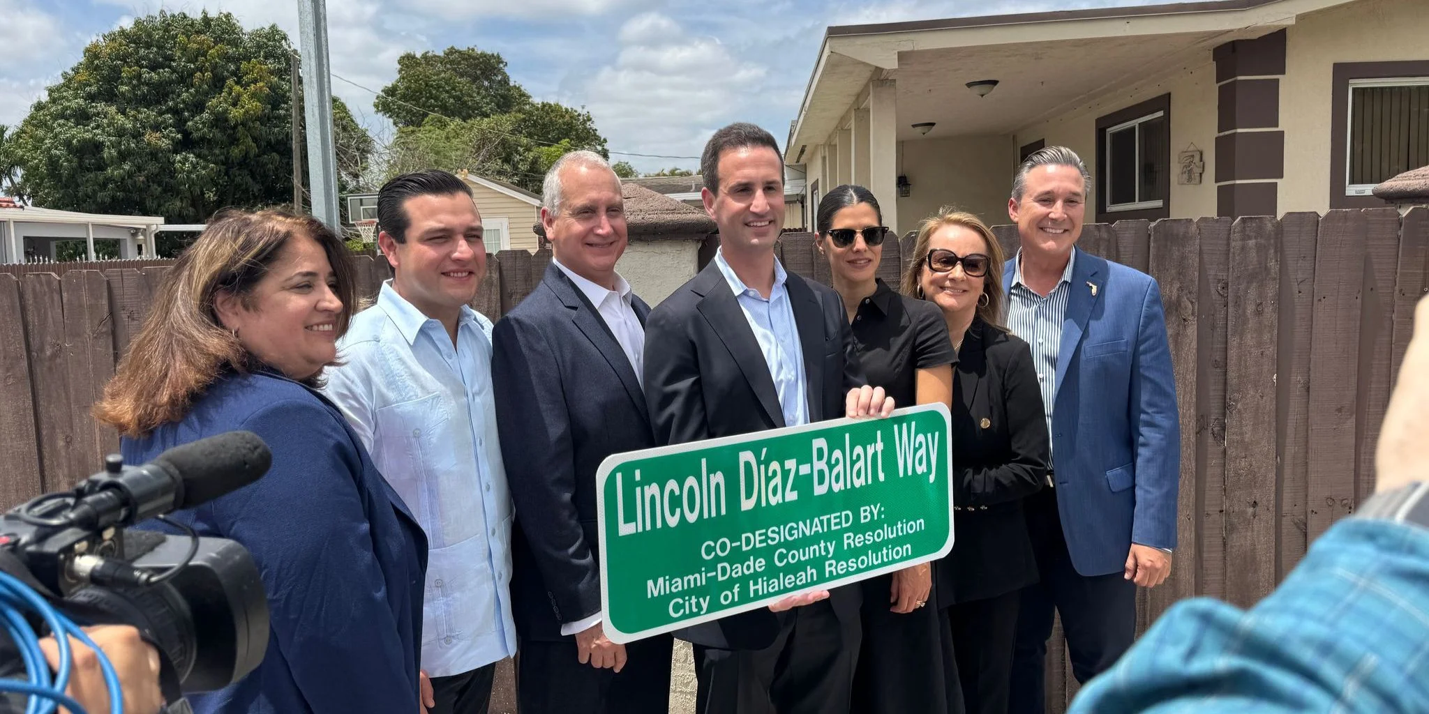 Nombran una calle de Hialeah en honor a Lincoln Díaz-Balart