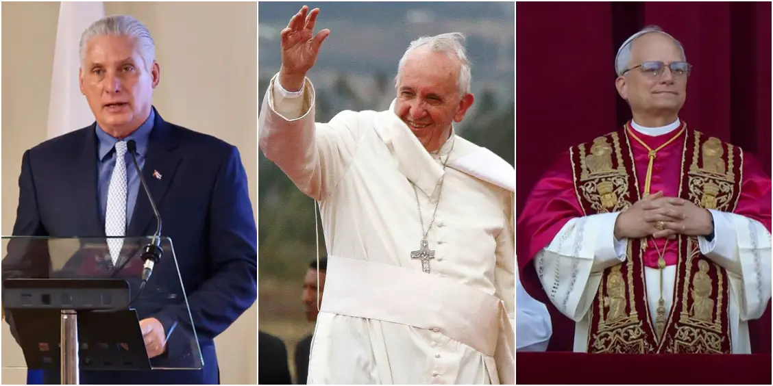 Díaz-Canel traiciona a un papa y saluda al próximo: «Felicitamos a León XIV»