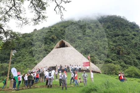 Antioquia inaugura parque en pirámide natural más alta del mundo: así luce el renovado Cerro Tusa