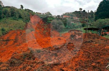 Las montañas de Guarne se vinieron abajo con los aguaceros: se han registrado 25 deslizamientos