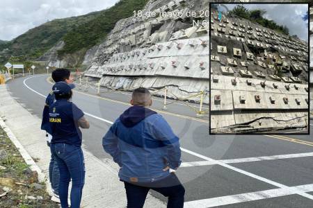 Talud de Mar 2 afectado por las lluvias tiene en riesgo a 600 familias de Dabeiba