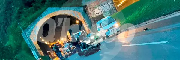 EN IMÁGENES: Aparatoso accidente en la Medellín – Bogotá dejó un hombre muerto y una mujer herida