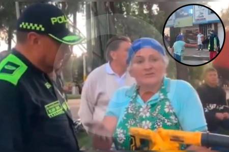 ella-es-dona-yaneth,-la-vendedora-de-empanadas-que-se-enfrento-a-encapuchados-en-bogota