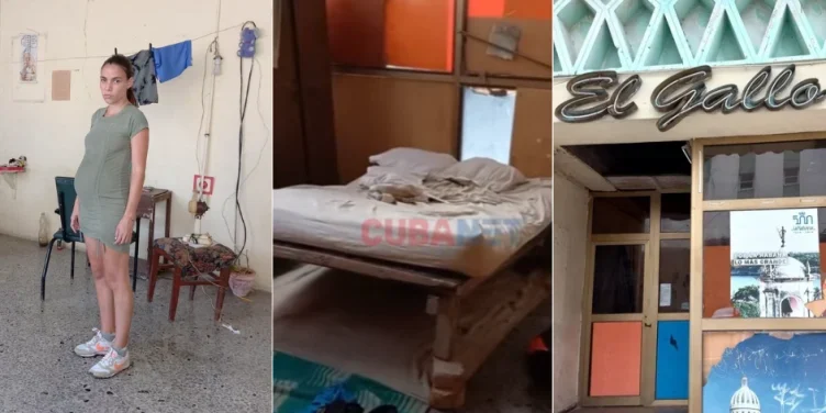 “No tengo a dónde ir”: madre embarazada ocupa local en Centro Habana