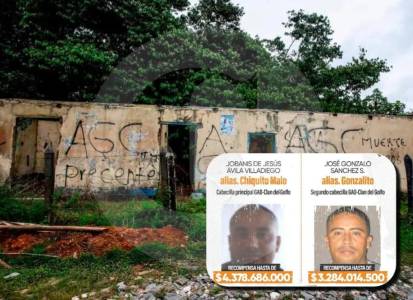 Se buscan: ofrecen más de $7.600 millones para dar con cabecillas del Clan del Golfo en Antioquia