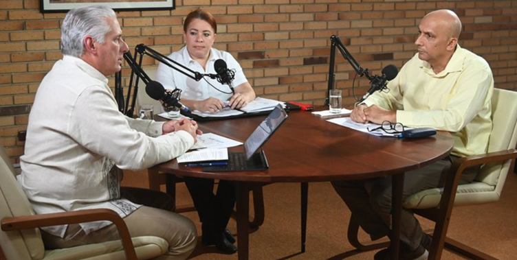 Díaz-Canel niega protestas estudiantiles y afirma que el tarifazo se mantiene
