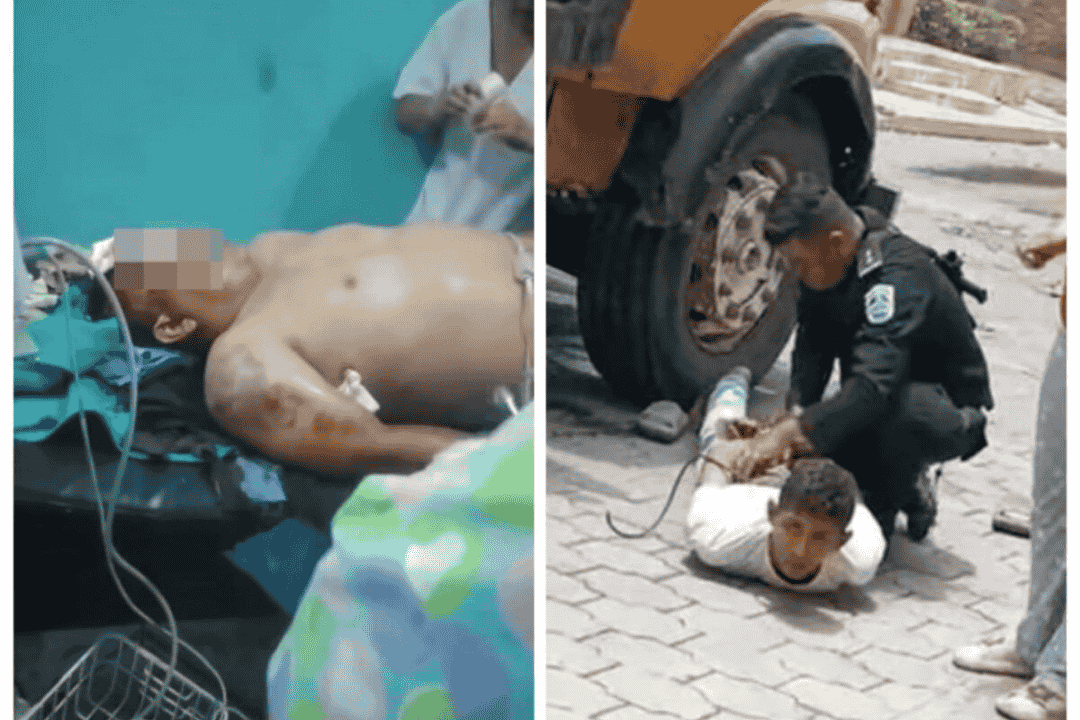 Subcomisionado gravemente herido tras ser atropellado por un camión