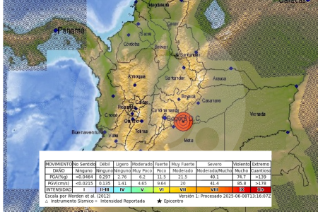 Atención: Temblor de magnitud 6.5 sacudió gran parte del país; intensidad en VIII, como “severo”