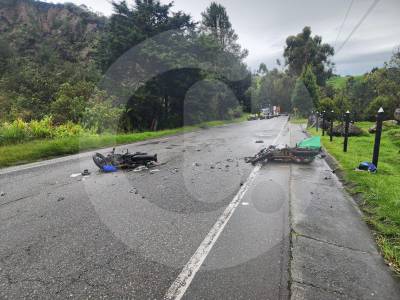 Un muerto y un herido en un accidente de tránsito en Yarumal, Antioquia