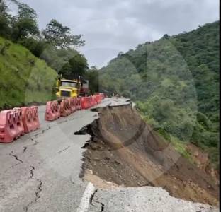¡Pilas! Otra vez hay cierre total de la vía entre Amagá y Bolombolo, en el Suroeste antioqueño