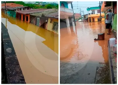 Minería ilegal en el río Nechí agrava inundaciones en El Bagre, Bajo Cauca