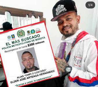 La pasada vida de peluquero del ‘Costeño’, el hombre buscado por el atentado contra Miguel Uribe