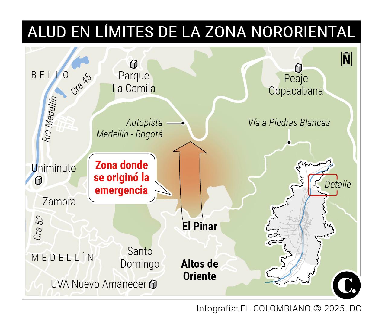 Así fue el alud que borró a todo un barrio en Bello y dejó 10 muertos y 15 desaparecidos
