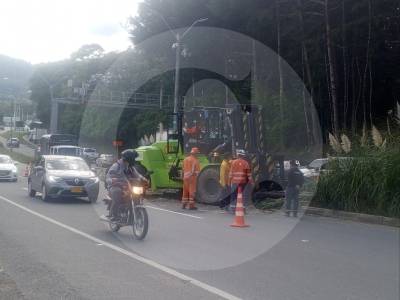 Túnel de Oriente está cerrado por accidente de tránsito