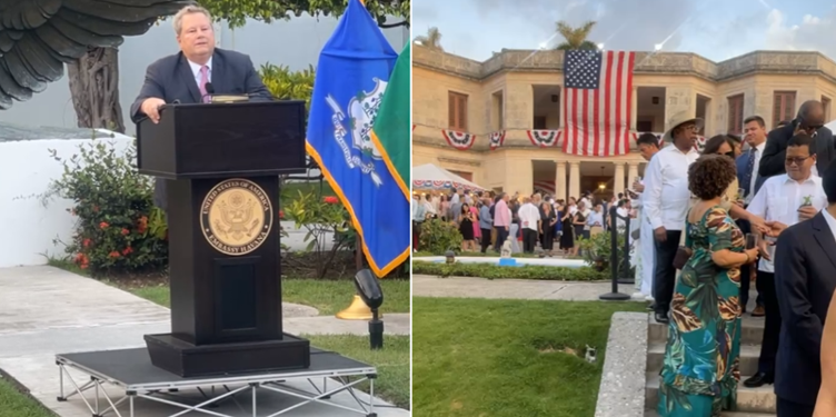 Mike Hammer transmite mensaje de Marco Rubio al pueblo cubano por el Día de la Independencia