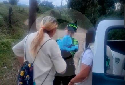 Bebé fue abandonado en una tienda en El Santuario, Antioquia; su madre también fue rescatada