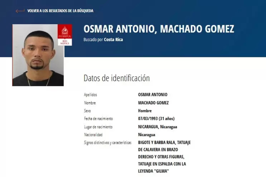 captura-en-nicaragua-a-femicida-circulado-por-la-interpol-a-solicitud-de-costa-rica