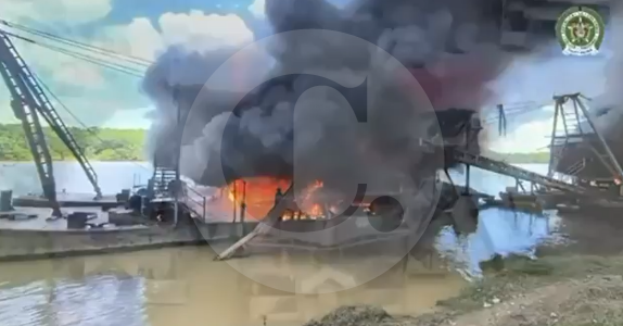 Operativo contra la minería ilegal en Nechí dejó 10 heridos: 4 policías y 6 mineros