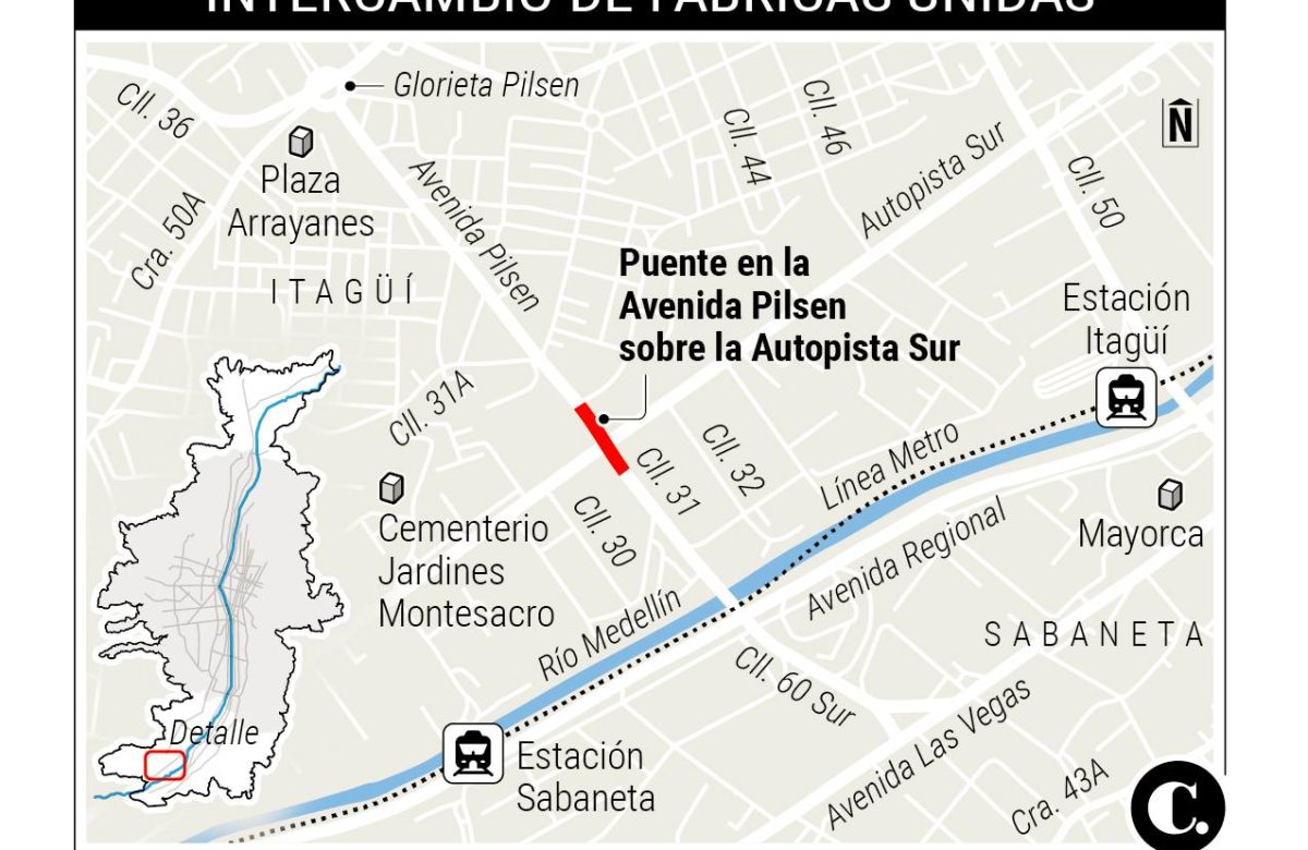 Más críticas le caen en Itagüí a puente de Fábricas Unidas: ¿cuándo arranca al fin?