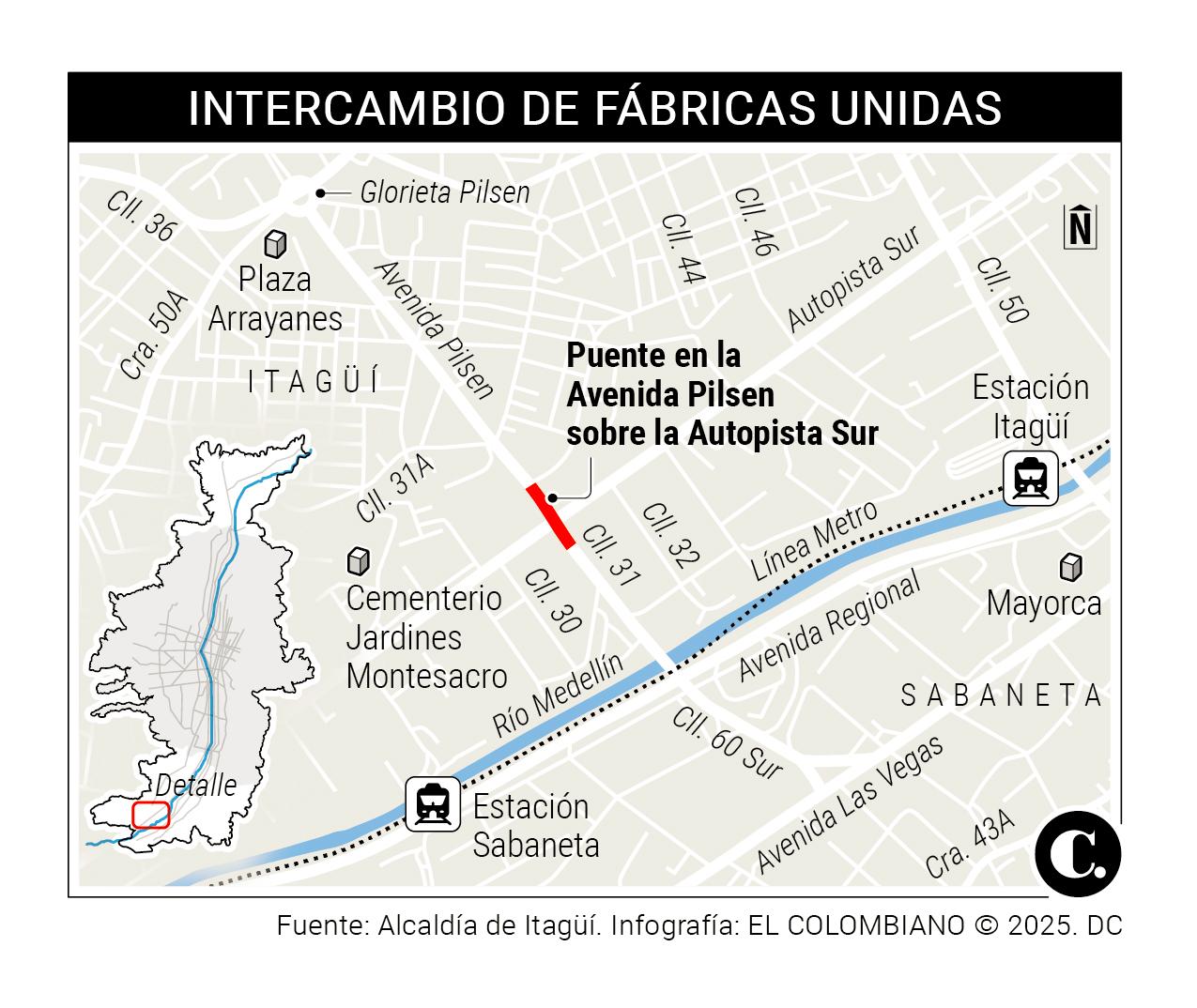 Más críticas le caen en Itagüí a puente de Fábricas Unidas: ¿cuándo arranca al fin?