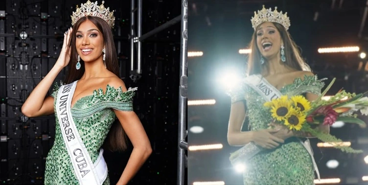 Lina Luaces, hija de Lili Estefan, es coronada Miss Universo Cuba 2025