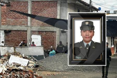 Dron cayó sobre estación de Policía en el Cauca y dejó una patrullera muerta