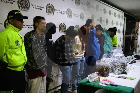 Capturan a 9 presuntos miembros de El Mesa en Bello y Copacabana