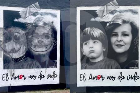 Fue vandalizado el mural en honor a Miguel Uribe en Bogotá: “No respetan nada”
