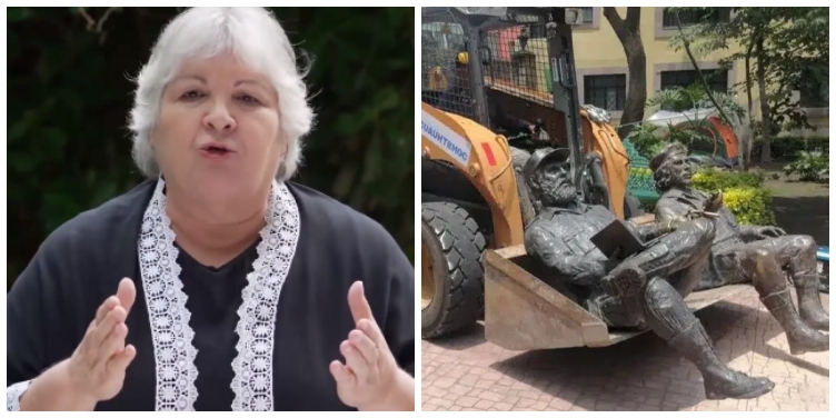 Así reaccionó Aleida Guevara, hija del Che, al retiro de la estatua de su padre y Fidel Castro