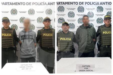 Policía capturó a dos presuntos abusadores sexuales en el Norte de Antioquia
