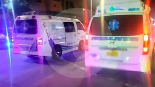 En video | Dos ambulancias fueron utilizadas para apostar carreras ilegales en Bogotá