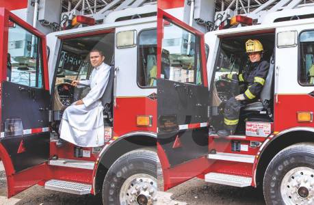 La historia del cura que es bombero en Antioquia: termina la misa y corre a apagar incendios
