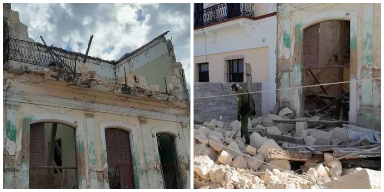 Colapsa edificio habitado en Cárdenas “consecuencia del constante robo de vigas”