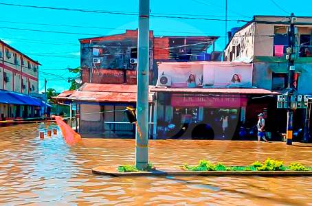Aguaceros en El Bagre, Antioquia, dejaron 15 barrios inundados y casi 3.000 personas damnificadas