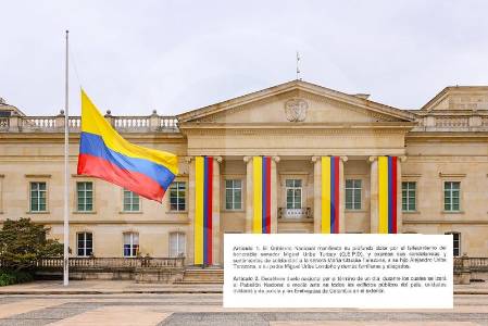 Gobierno Petro decretó solo un día de duelo nacional por el magnicidio de Miguel Uribe Turbay