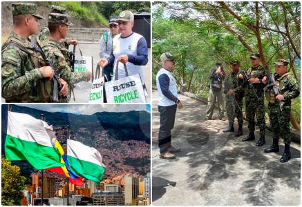 Los 212 años de Antioquia se celebraron en un lejano batallón