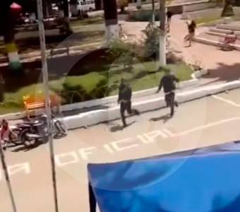 En video | Así fue el escape de los asesinos de dos policías en Morales, Cauca