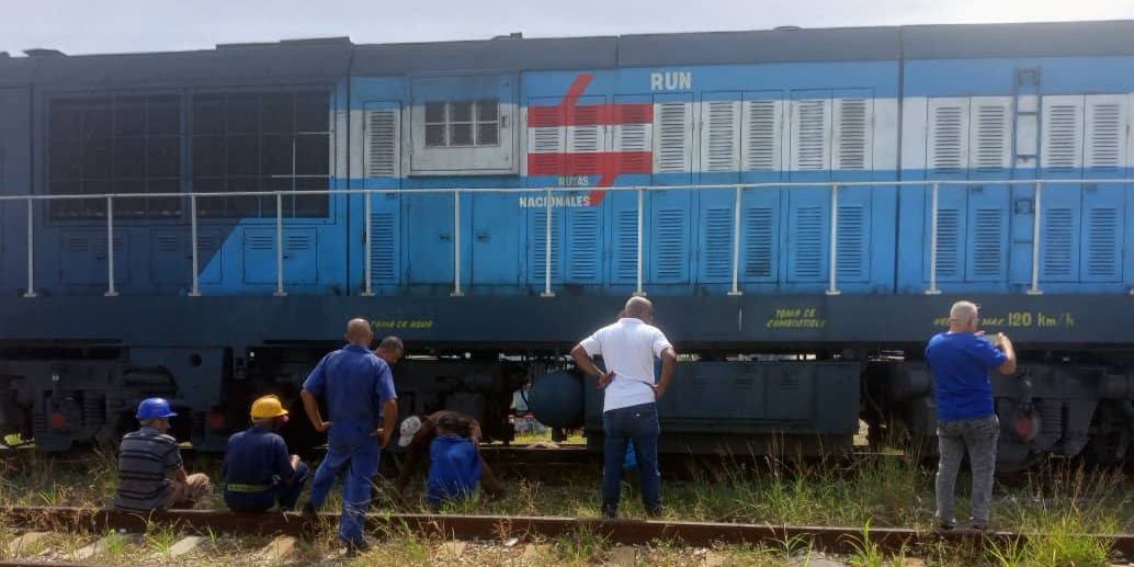 Descarrila tren Holguín-Habana mientras ingresaba a la Estación Central