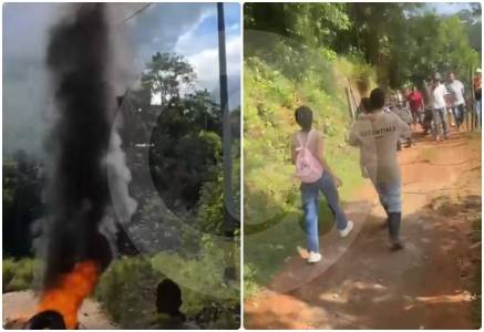 desalojo-en-antioquia:-cuatro-policias-heridos-en-enfrentamientos-con-manifestantes-en-segovia
