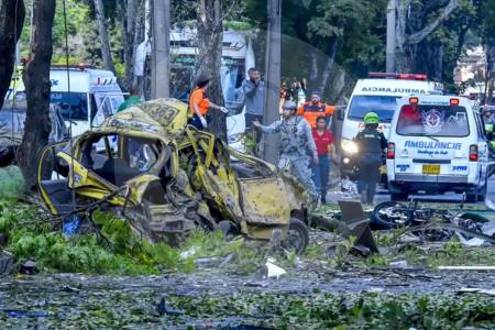 Explosión en Cali: imágenes inéditas captan el instante del atentado