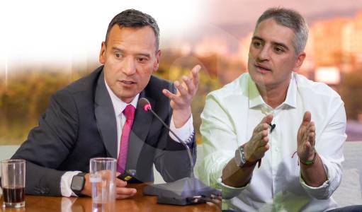 La tensa reunión del Ministro de Defensa y el gobernador Rendón