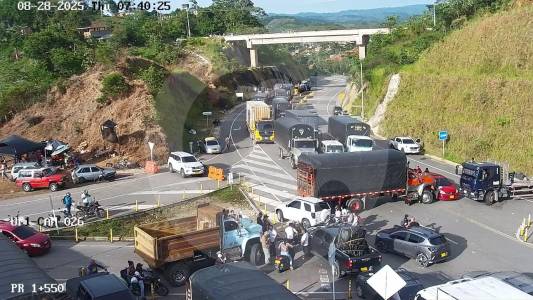 Se destrabó el bloqueo en la nueva vía 4G que va de Medellín a Caucasia