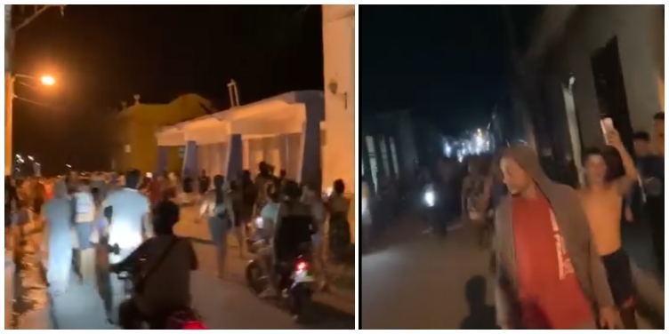 Gibara se lanza a las calles a gritos de “¡Pongan la corriente!” y “¡Libertad!”