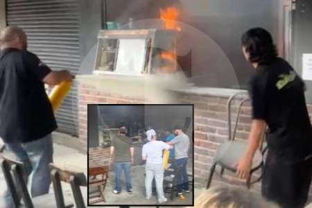 Susto en negocio de empanadas de Itagüí que casi se “prende”